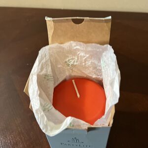 PartyLite 3 x 3 Tuscan Herbs Scalloped Pillar Candle New in Box P2F/C03325